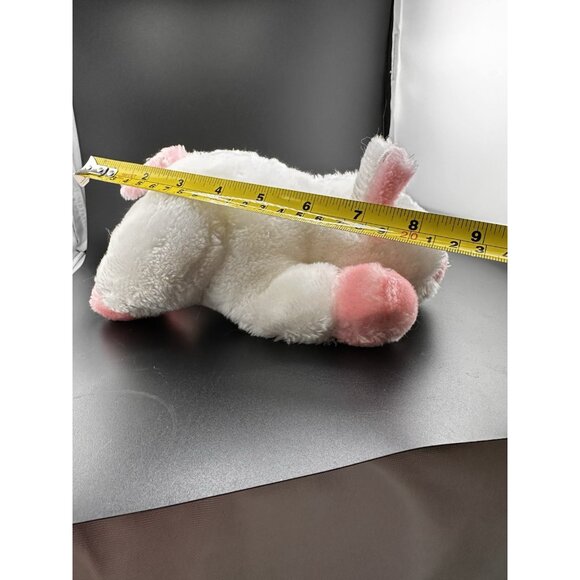 Plush White Pink Pig Mouse American Wego 1968 1960s RARE 8” Stuffed Animal READ - Picture 6 of 16